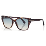 Tom Ford - Occhiali da Sole Elsa - Occhiali da Sole Cat Eye - Havana - Occhiali da Sole - Tom Ford Eyewear