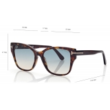 Tom Ford - Elsa Sunglasses - Cat Eye Sunglasses - Havana - Sunglasses - Tom Ford Eyewear