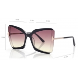 Tom Ford - Gia Sunglasses - Butterfly Sunglasses - Black Havana - Sunglasses - Tom Ford Eyewear