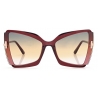 Tom Ford - Occhiali da Sole Gia - Occhiali da Sole a Farfalla - Bordeaux - Occhiali da Sole - Tom Ford Eyewear