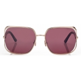 Tom Ford - Occhiali da Sole Goldie - Occhiali da Sole Squadrati - Oro Rosa - Occhiali da Sole - Tom Ford Eyewear