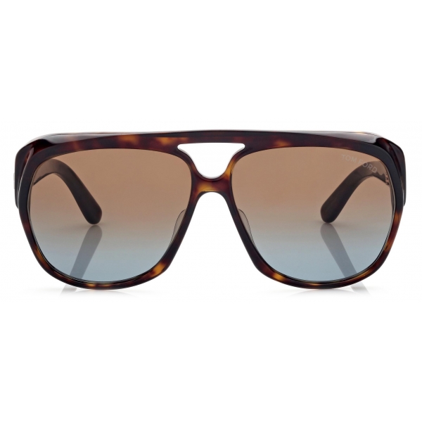 Tom Ford - Jayden Sunglasses - Wraparound Sunglasses - Dark Havana - Sunglasses - Tom Ford Eyewear