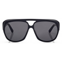 Tom Ford - Occhiali da Sole Jayden - Occhiali da Sole Avvolgenti - Nero Opaco - Occhiali da Sole - Tom Ford Eyewear