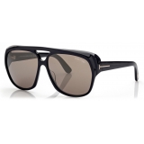 Tom Ford - Jayden Sunglasses - Wraparound Sunglasses - Black - Sunglasses - Tom Ford Eyewear