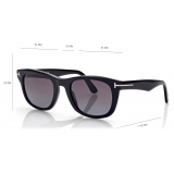 Tom Ford - Occhiali da Sole Kendel - Occhiali da Sole Ovali - Nero - Occhiali da Sole - Tom Ford Eyewear