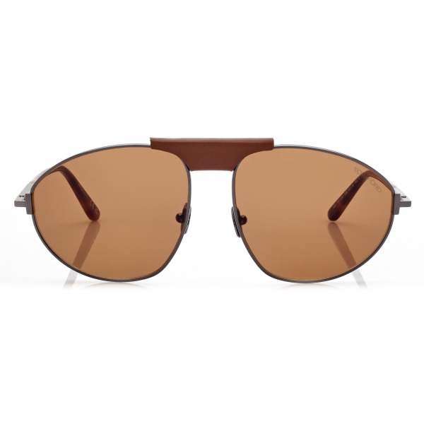 Tom Ford - Ken Sunglasses - Pilot Sunglasses - Brown - Sunglasses - Tom Ford Eyewear