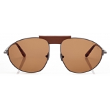 Tom Ford - Occhiali da Sole Ken - Occhiali da Sole Pilota - Marrone - Occhiali da Sole - Tom Ford Eyewear