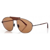 Tom Ford - Occhiali da Sole Ken - Occhiali da Sole Pilota - Marrone - Occhiali da Sole - Tom Ford Eyewear