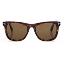 Tom Ford - Occhiali da Sole Kevyn - Occhiali da Sole Squadrati - Havana - Occhiali da Sole - Tom Ford Eyewear