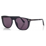 Tom Ford - Occhiali da Sole Lionel - Occhiali da Sole Squadrati - Nero - Occhiali da Sole - Tom Ford Eyewear