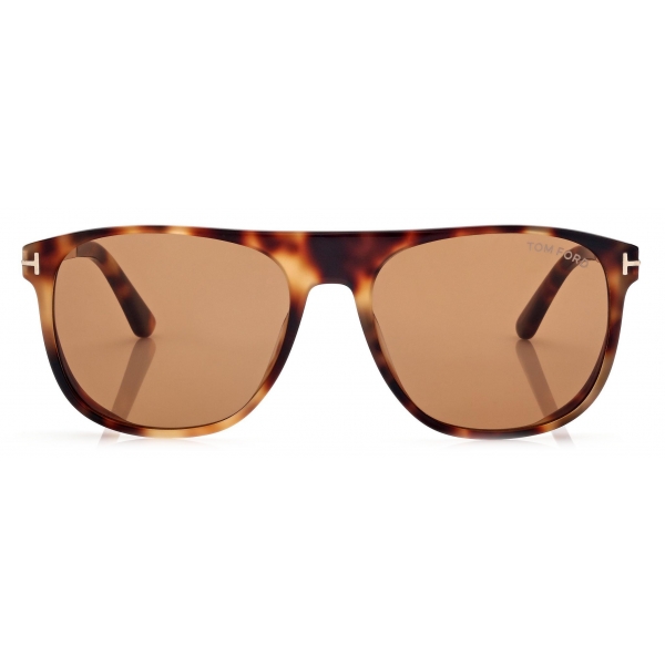 Tom Ford - Lionel Sunglasses - Square Sunglasses - Amber Havana - Sunglasses - Tom Ford Eyewear
