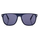 Tom Ford - Occhiali da Sole Lionel - Occhiali da Sole Squadrati - Navy - Occhiali da Sole - Tom Ford Eyewear