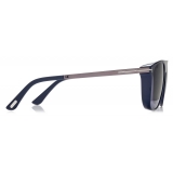 Tom Ford - Occhiali da Sole Lionel - Occhiali da Sole Squadrati - Navy - Occhiali da Sole - Tom Ford Eyewear