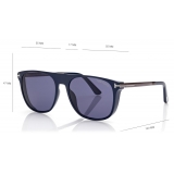 Tom Ford - Occhiali da Sole Lionel - Occhiali da Sole Squadrati - Navy - Occhiali da Sole - Tom Ford Eyewear