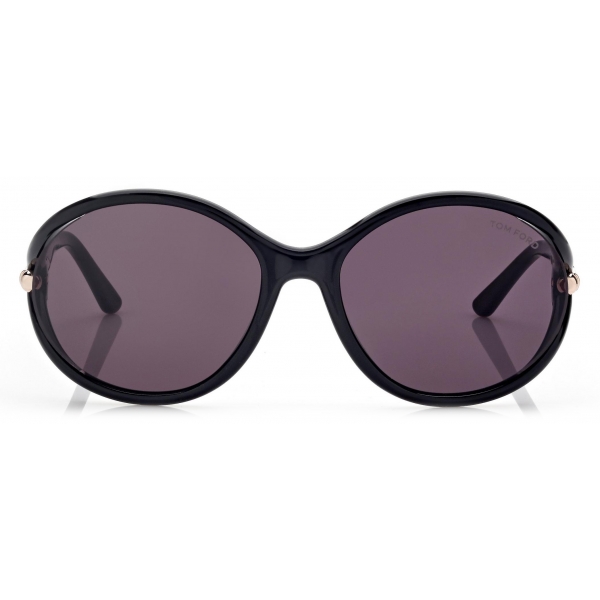 Tom Ford - Melody Sunglasses - Round Sunglasses - Black - Sunglasses - Tom Ford Eyewear