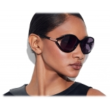 Tom Ford - Melody Sunglasses - Round Sunglasses - Black - Sunglasses - Tom Ford Eyewear