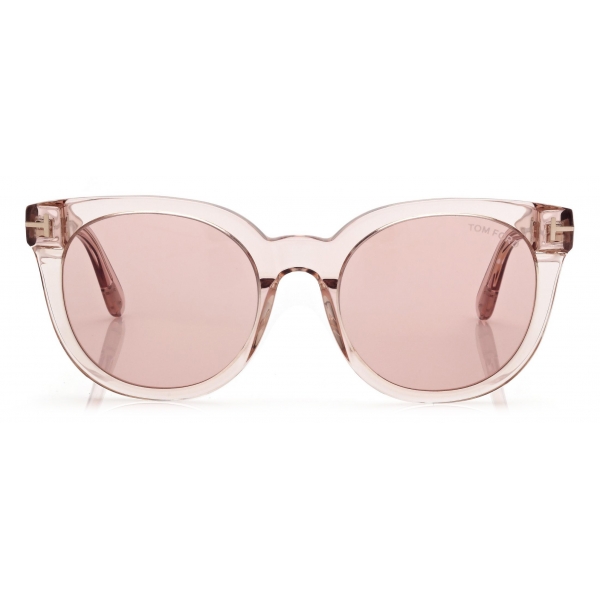 Tom Ford - Moira Sunglasses - Oversized Sunglasses - Shiny Pink Bordeaux - Sunglasses - Tom Ford Eyewear