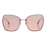 Tom Ford - Nickie Sunglasses - Butterfly Sunglasses - Rose Gold - Sunglasses - Tom Ford Eyewear