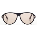 Tom Ford - Quincy Sunglasses - Pilot Sunglasses - Black Brown - Sunglasses - Tom Ford Eyewear