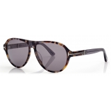 Tom Ford - Occhiali da Sole Quincy - Occhiali da Sole Pilota - Havana Sfumato - Occhiali da Sole - Tom Ford Eyewear