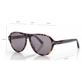 Tom Ford - Occhiali da Sole Quincy - Occhiali da Sole Pilota - Havana Sfumato - Occhiali da Sole - Tom Ford Eyewear