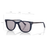 Tom Ford - Sinatra Sunglasses - Square Sunglasses - Matte Blue Smoke - Sunglasses - Tom Ford Eyewear