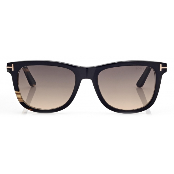 Tom Ford - Soft Square Horn Sunglasses - Horn Gradient Smoke - Sunglasses - Tom Ford Eyewear