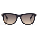 Tom Ford - Occhiali da Sole Corno Squadrati Morbido - Corno Fumo Sfumato - Occhiali da Sole - Tom Ford Eyewear