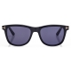 Tom Ford - Soft Square Horn Sunglasses - Black Horn Blue - Sunglasses - Tom Ford Eyewear