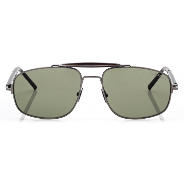 Tom Ford - Titanium Horn Navigator Sunglasses - Flash - Sunglasses - Tom Ford Eyewear