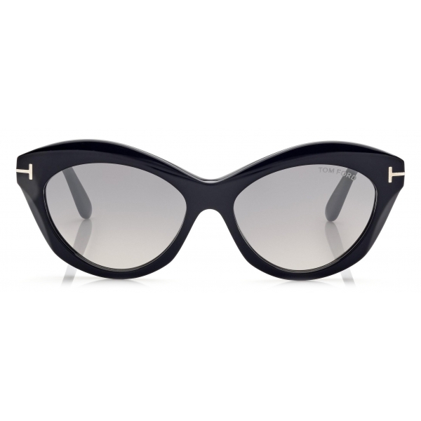 Tom Ford - Toni Sunglasses - Oval Sunglasses - Black Smoke - Sunglasses - Tom Ford Eyewear