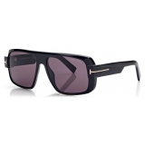 Tom Ford - Occhiali da Sole Turner - Occhiali da Sole Squadrati - Nero - Occhiali da Sole - Tom Ford Eyewear