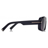 Tom Ford - Occhiali da Sole Turner - Occhiali da Sole Squadrati - Nero - Occhiali da Sole - Tom Ford Eyewear