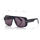 Tom Ford - Occhiali da Sole Turner - Occhiali da Sole Squadrati - Nero - Occhiali da Sole - Tom Ford Eyewear