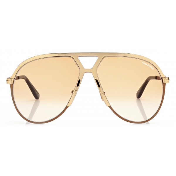 Tom Ford - Xavier Sunglasses - Pilot Sunglasses - Gold - Sunglasses - Tom Ford Eyewear