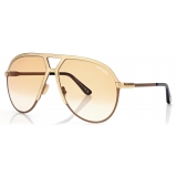 Tom Ford - Xavier Sunglasses - Pilot Sunglasses - Gold - Sunglasses - Tom Ford Eyewear