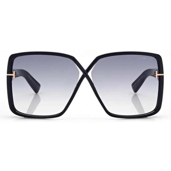Tom Ford - Yvonne Sunglasses - Oversized Sunglasses - Black - Sunglasses - Tom Ford Eyewear