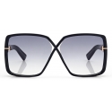 Tom Ford - Occhiali da Sole Yvonne - Occhiali da Sole Oversize - Nero - Occhiali da Sole - Tom Ford Eyewear