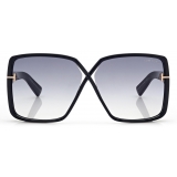 Tom Ford - Occhiali da Sole Yvonne - Occhiali da Sole Oversize - Nero - Occhiali da Sole - Tom Ford Eyewear