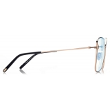 Tom Ford - Blue Block Butterfly Optical Glasses - Black - Optical Glasses - Tom Ford Eyewear