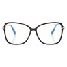 Tom Ford - Blue Block Butterfly Optical Glasses - Dark Havana - Optical Glasses - Tom Ford Eyewear