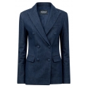 Dondup - Denim Double-Breasted Jacket - Blue - Jacket - Luxury Exclusive Collection