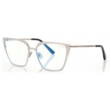 Tom Ford - Blue Block Butterfly Optical Glasses - Palladium - Optical Glasses - Tom Ford Eyewear