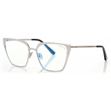 Tom Ford - Occhiali da Vista Blue Block a Farfalla - Palladio - Occhiali da Vista - Tom Ford Eyewear