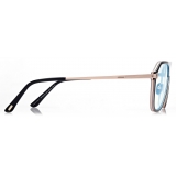 Tom Ford - Blue Block Pilot Optical Glasses - Black - Optical Glasses - Tom Ford Eyewear