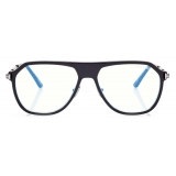 Tom Ford - Occhiali da Vista Blue Block Pilota - Havana Rosso - Occhiali da Vista - Tom Ford Eyewear