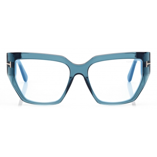 Tom Ford - Blue Block Square Optical Glasses - Blue - Optical Glasses - Tom Ford Eyewear