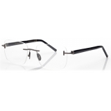 Tom Ford - Horn and Titanium Rectangular Optical Glasses - Gunmetal - Optical Glasses - Tom Ford Eyewear