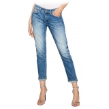 Dondup - Jeans Gamba Affusolata Elasticizzati - Blu - Pantalone - Luxury Exclusive Collection
