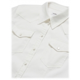 Dondup - Cotton Western Shirt - White - Shirt - Luxury Exclusive Collection